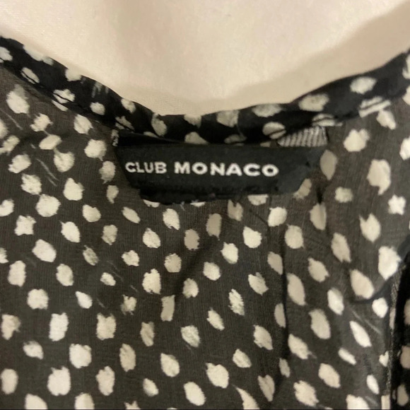 Club Monaco women’s silk patterned tank top in size x-small - Picture 4 of 6